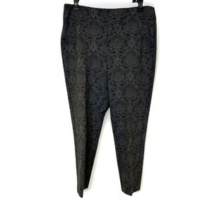 Chicos Womens Pants Gray XL Pull On SLimming NWT Career Work Trousers